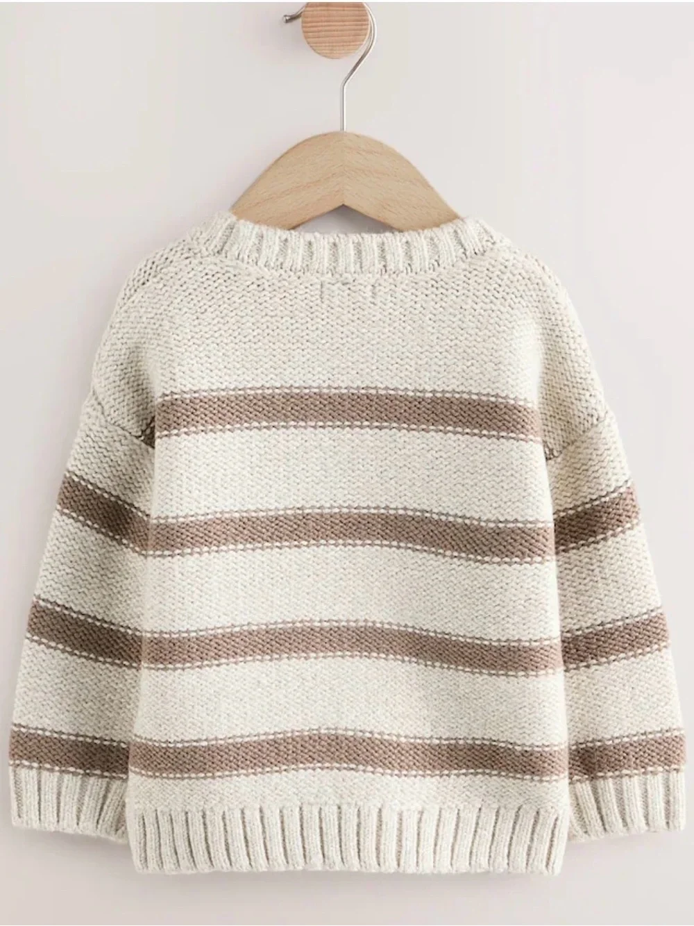 NWT NEXT Stripe Pumpkin Knit Sweater Neutral 2-3 YRS, 5-6 YRS, 6-7 YRS 🎃